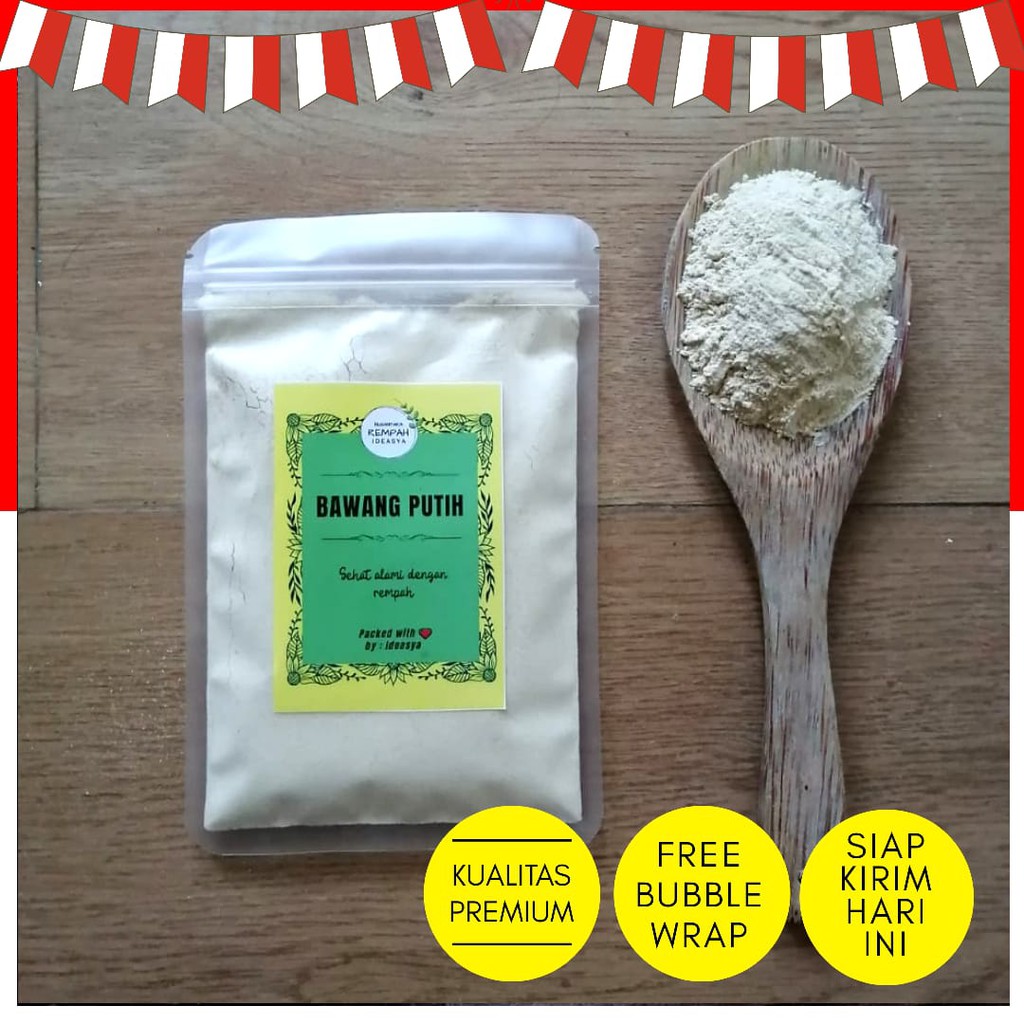 

Bawang Putih Bubuk 50 gr Garlic Powder Kualitas Eskpor Asli - Premium