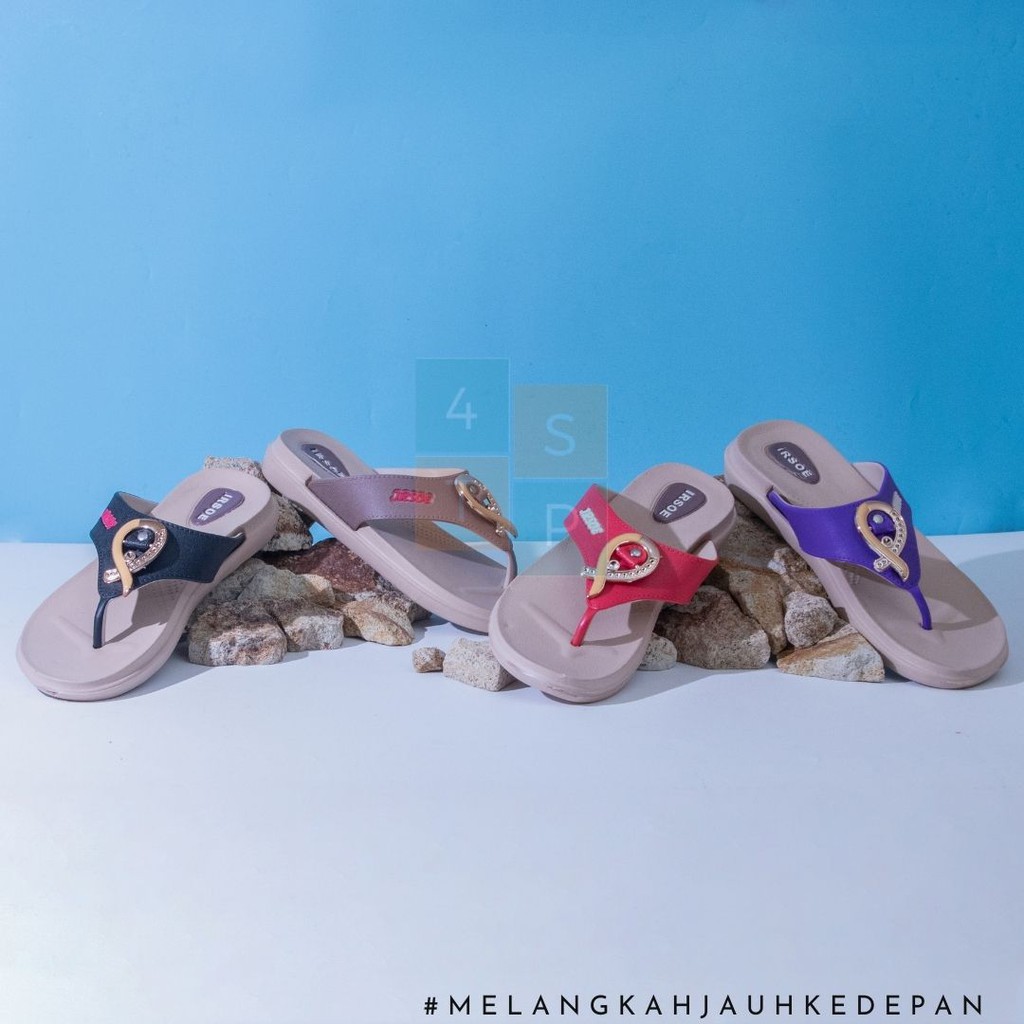 Sandal Jepit Wanita Tali Warna Sendal Karet Wanita Empuk Original IRSOE - IR001