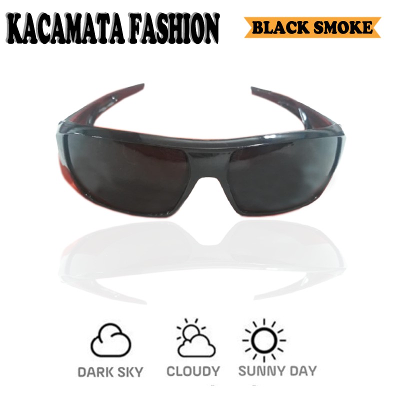 Kacamata Hitam Fashion Holiday Kacamata Hitam Anti UV Kaca Mata Gaya Kaca Mata Olahraga Sepeda