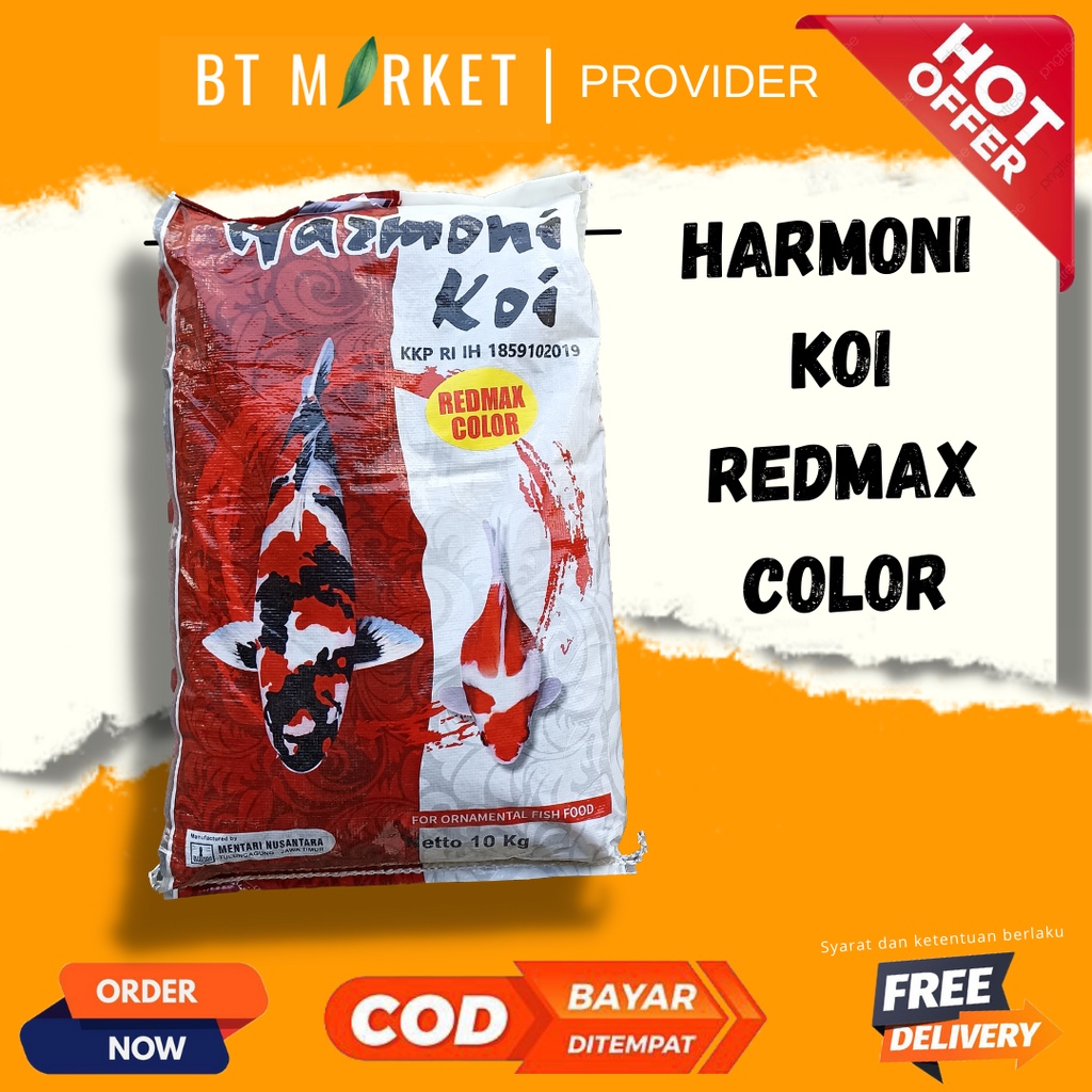 PAKAN KOI HARMONI REDMAX 250gr 5MM HARMONI KOI MAKANAN KOI PELET KOI