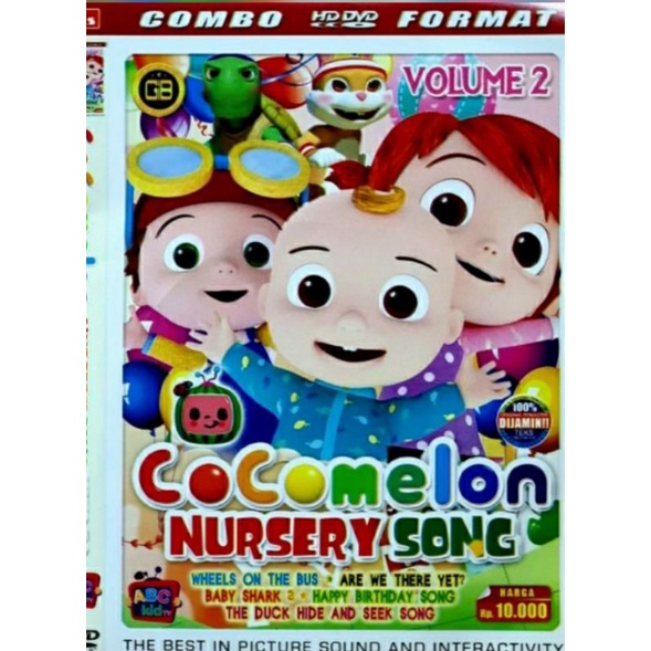 Kaset dvd lagu anak cocomelon vol.2