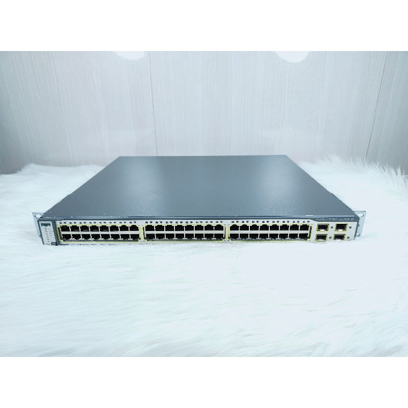 Cisco Switch Catalyst 3750G PoE 48 Port Second Berkualitas