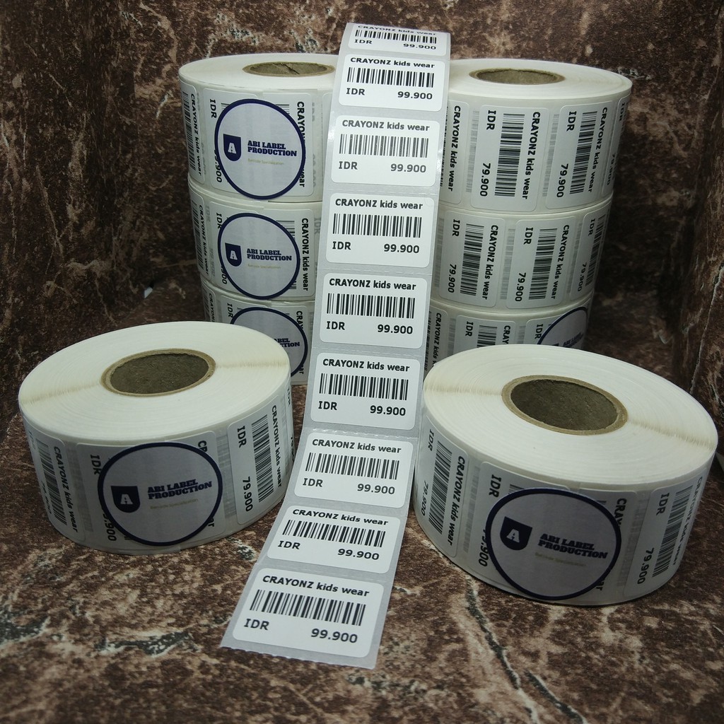 CETAK LABEL HARGA 30x20mm / JASA CETAK LABEL BAHAN THERMAL 30x20 SEMARANG