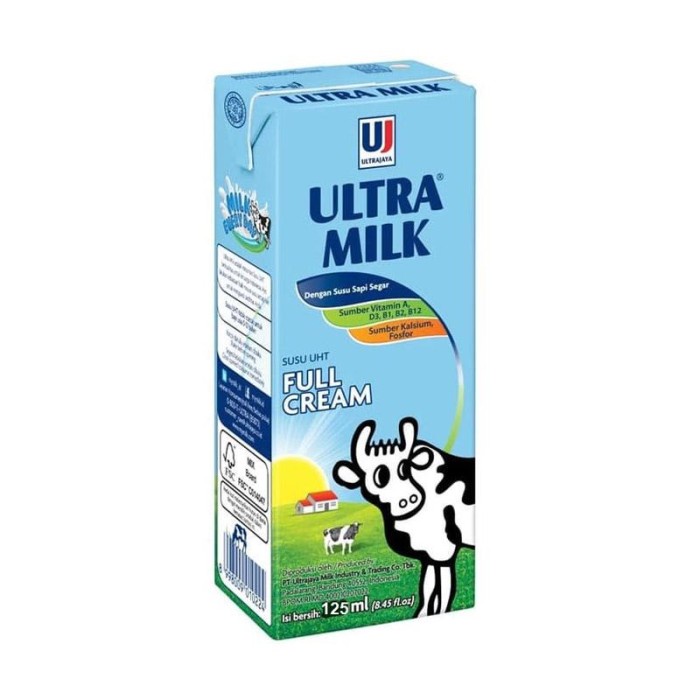 

ULTRA MILK RASA VANILA FULL CREAM / SUSU UHT / 125ML / 250ML - 125ML