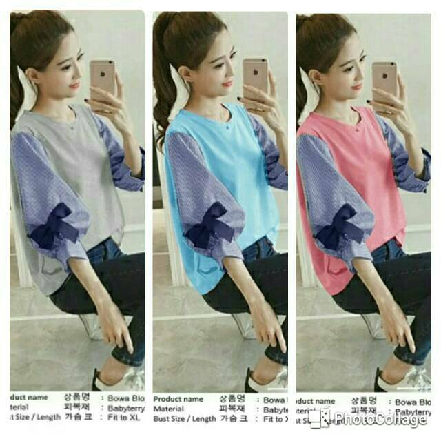 

NL - BOWA BLOUSE TANGAN PITA TEMPEL