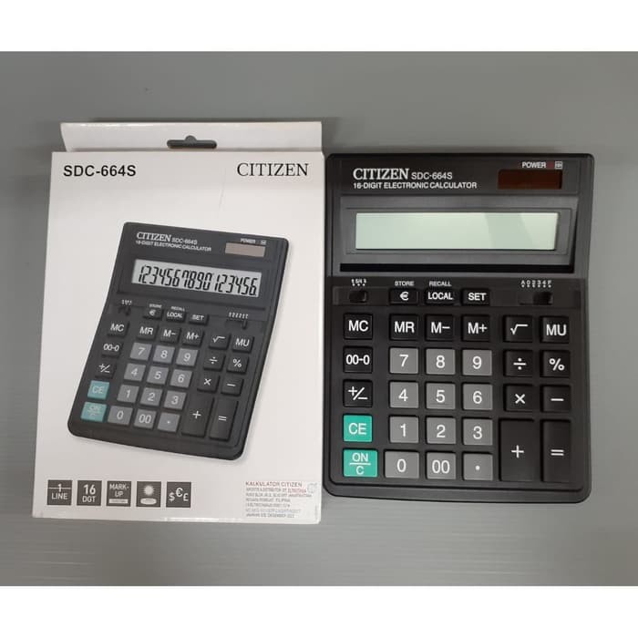 

KALKULATOR CITIZEN SDC 664S 16 DIGIT | CALCULATOR | STATIONERY | ATK