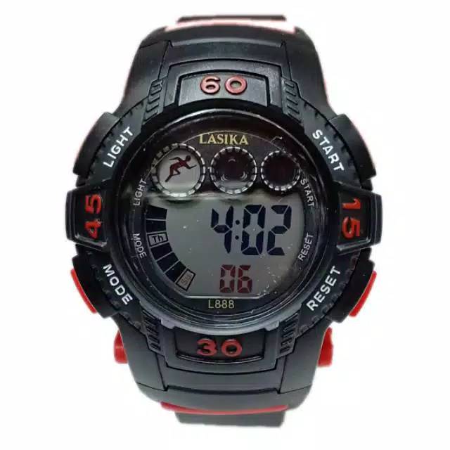 Jam Tangan Pria Sporty Tanggal/Hari Aktif Lasika Tahan Air F-88