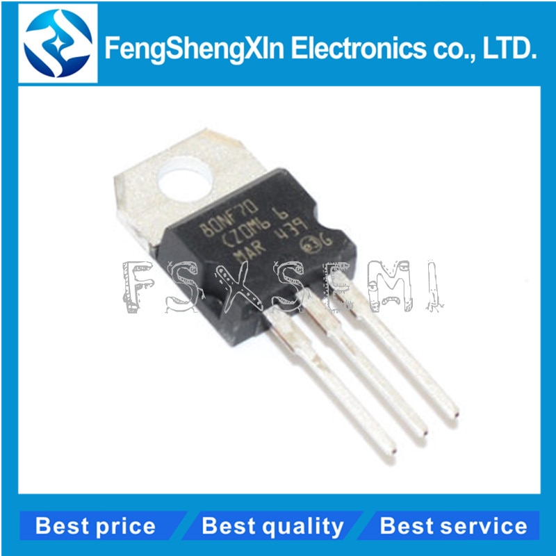 10Pcs 80A 70V N-Channel Power Mosfet Transistors