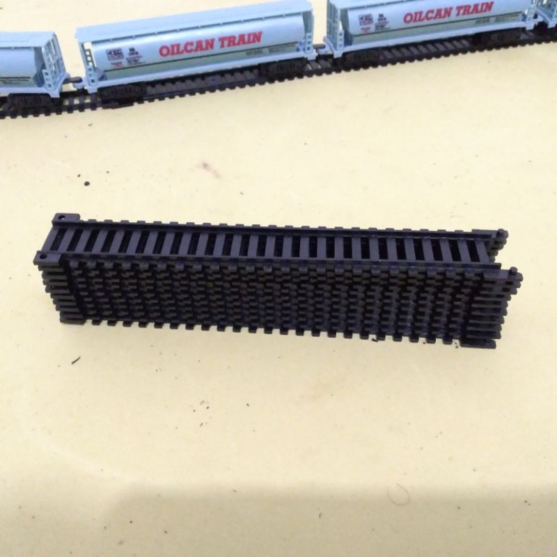 Rel Lurus & Lengkung 10 buah | Mainan Kereta Api | Rail King | Paket Murah