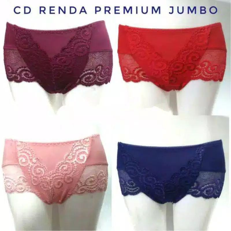 TALLY Cd Wanita Renda Brokat Lembut 617 Lace Panties Collection Original