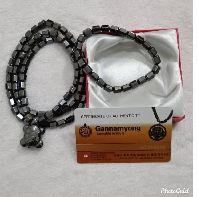 Accesories. Kalung Kesehatan - Gannamyong Motif Liontin Kura-Kura