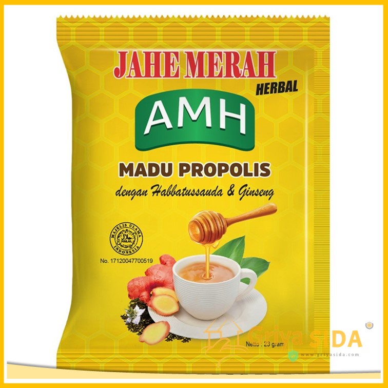 Minuman Traditional Jahe Merah AMH Amanah Super AMH propolis Harga Grosir