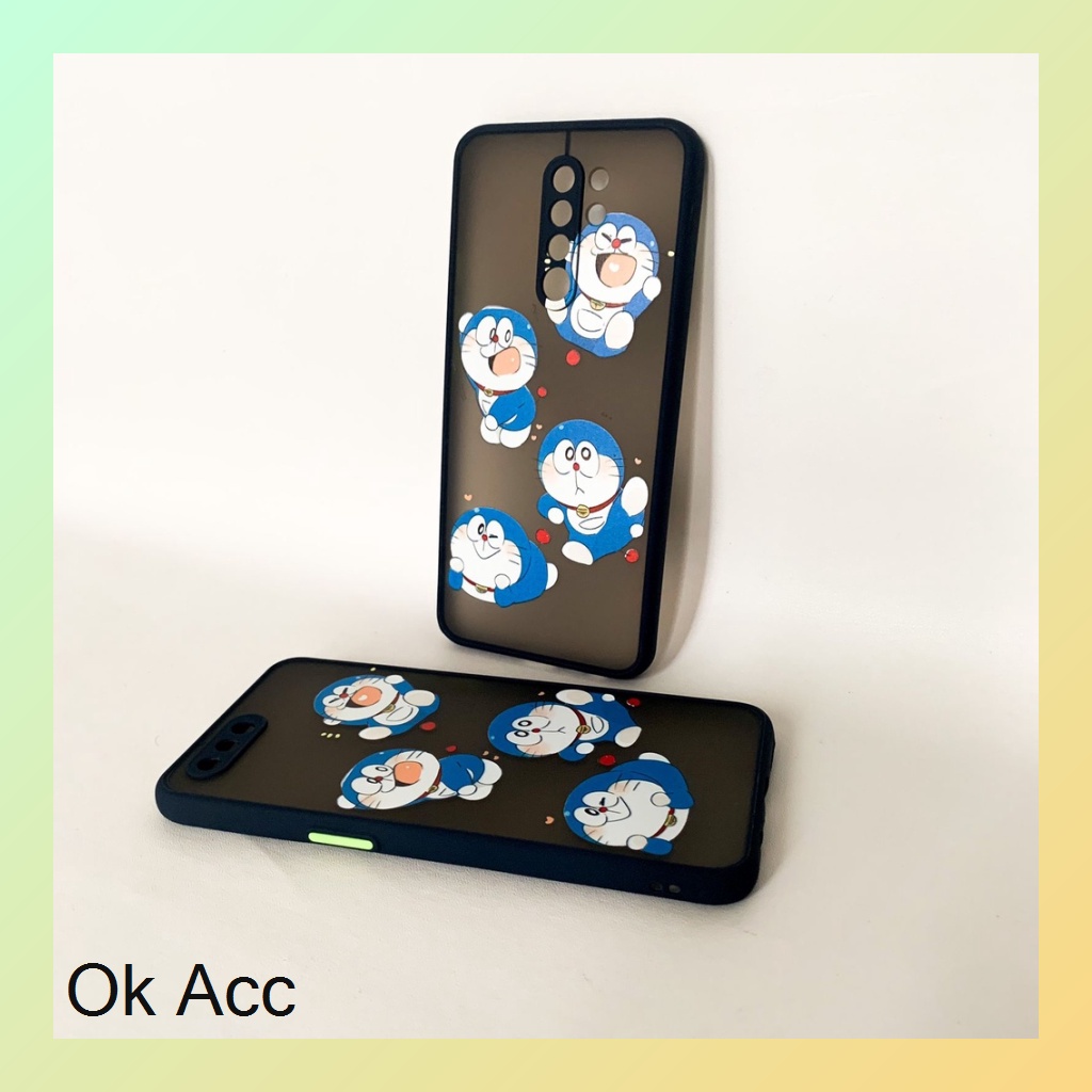 BARU Case Proteksi Anti crack shock Doraemon Case FM16 FM18 Xiaomi Redmi 5A 6A 8 9 Prime 9A 9i 9C 10 Note 4 4X 5A 8 9 10 5G Poco X3 M3 Vivo V20 Y11 Y12 Y15 Y17 Y21s Y33s Y20 Y20i Y12s Y30 Y30i Y50 Y91 Y93 Y95 Infinix Hot 9 Play 10 Play Smart 5 Hot 10s