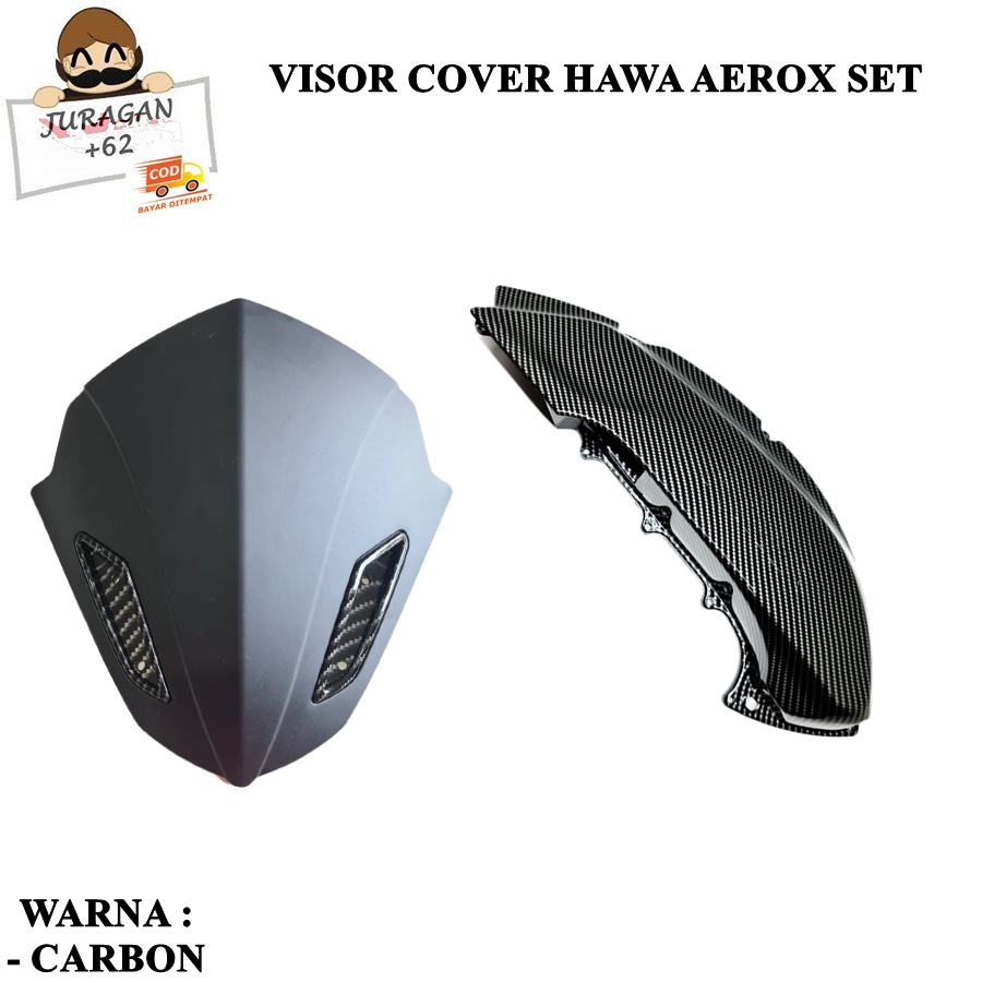 VISOR COVER TUTUP FILTER HAWA CVT AEROX 155 SET