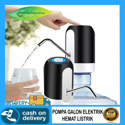 Pompa Galon Elektrik Charger Dispenser Air Minum Listrik Cas Casan Water Pump Electric USB Rechargeable Baterai Cas Lithium Sekali Otomatis Hemat Listrik Tekan Praktis Hemat Ruang Berkualitas