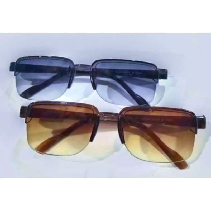 kacamata  gaya pria wanita sunglasses tanpa frame