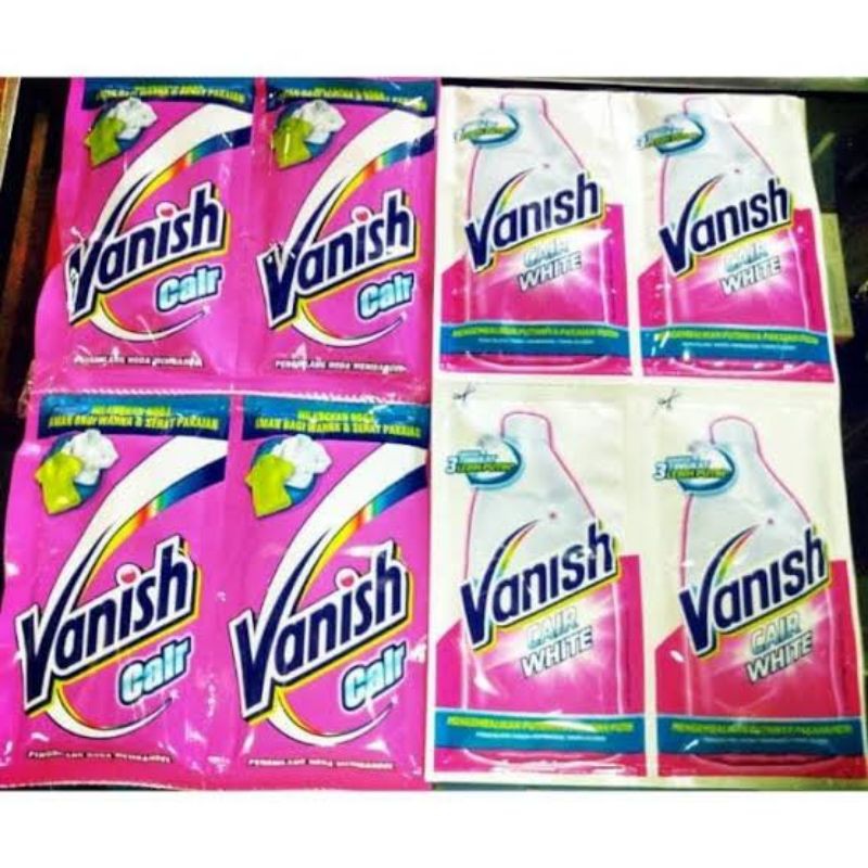 Vanish Sachet Cair Penghilang Noda Renceng 6 Pcs x 60 ml