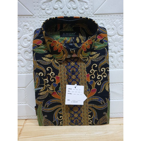 Kemeja Alisan Batik Slimfit size 15 Tangan Pendek