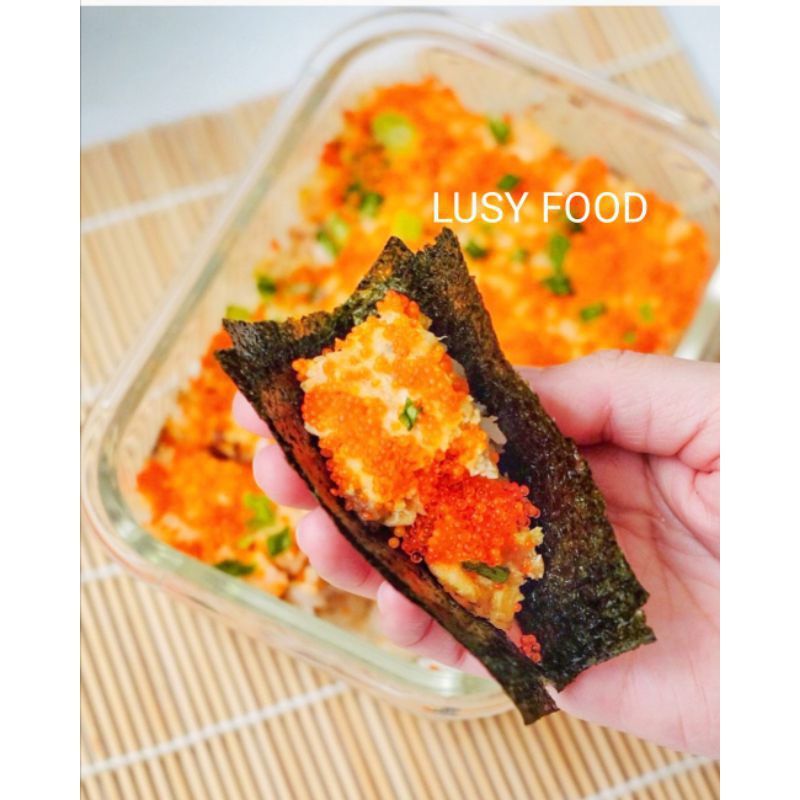 

Tobiko orange Tobiko Telor ikan premium flying fish roe halal