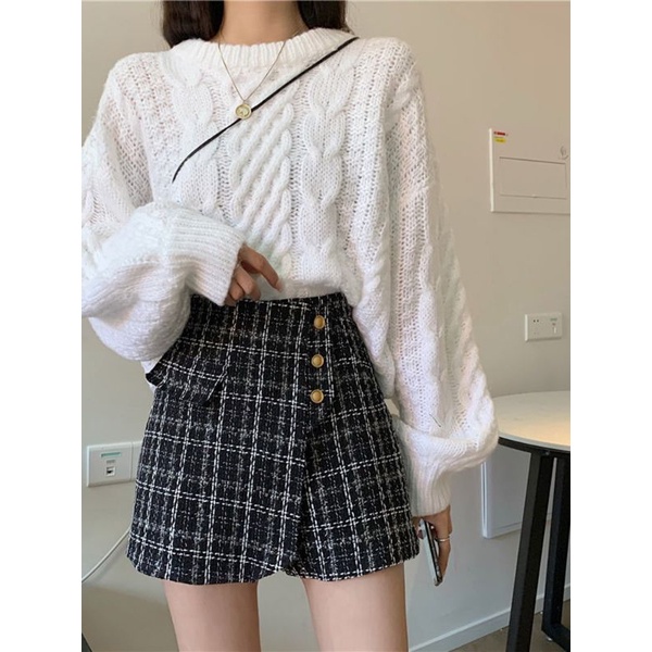 Elenna Korean Tweed Hot Pants