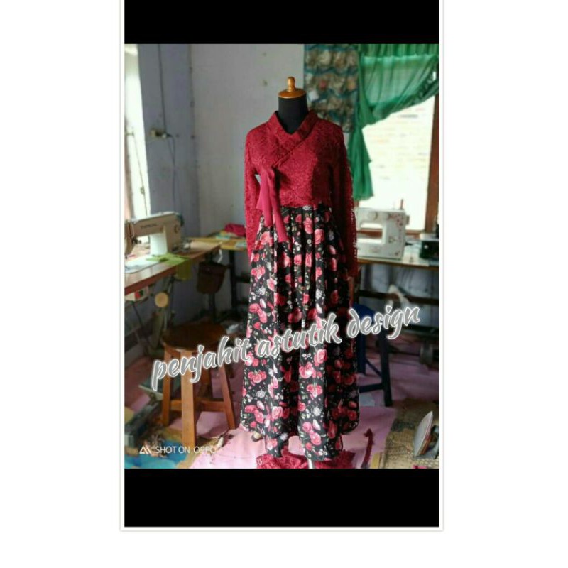 POLA GAMIS HANBOK/POLA INSTAN/POLA JIPLAK/HANBOK/MODERN/TEBARU