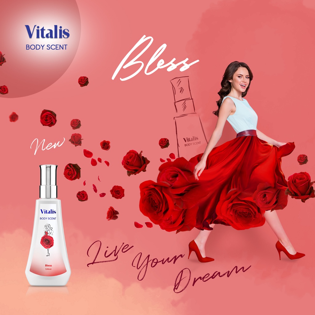 VITALIS BODY SCENT LONG LASTING &amp; SKIN FRIENDLY