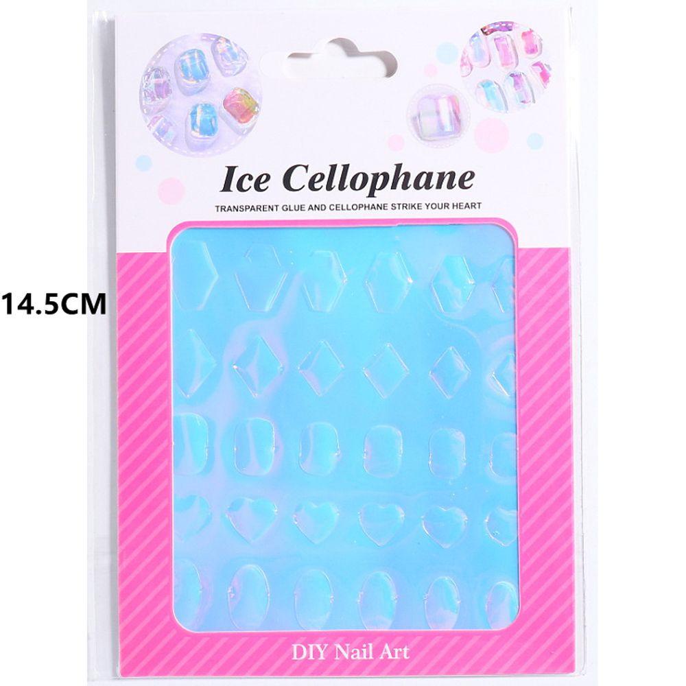 AUGUSTINA Agustina Aurora Kuku Foil Cinta Gadis Nail Art Dekorasi Manicure DIY Nail Decals Self Adhesive Cellophane Paper