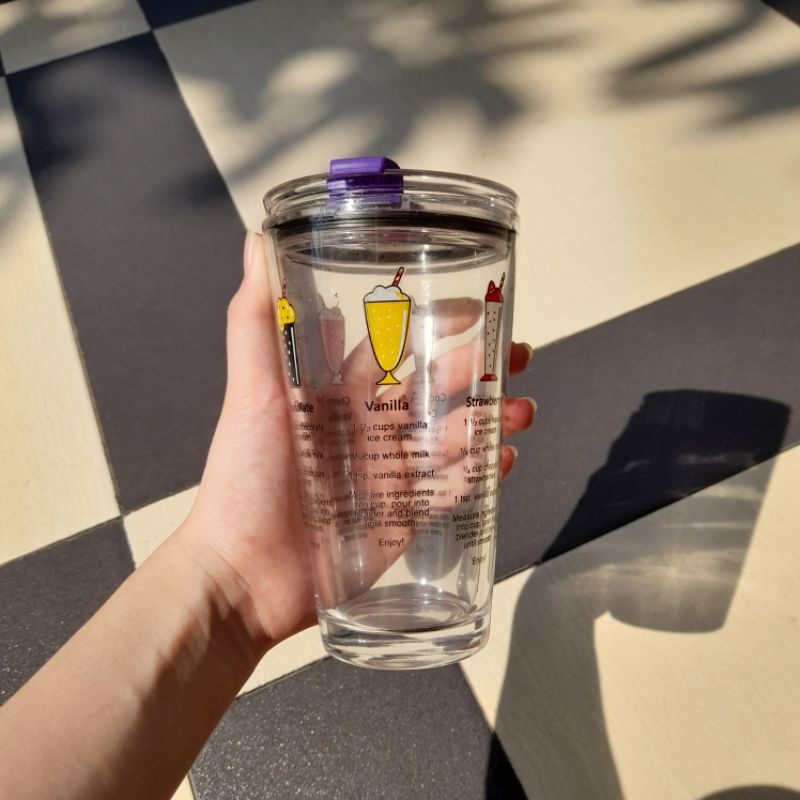 TUMBLER KACA MOTIF 450ML tumbler lucu tumbler motif tumbler kaca murah tempat minum lucu tempat minu