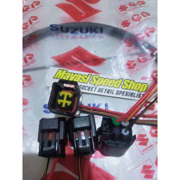 Soket bendik, soket relay stater Suzuki satria Fu karbu,GSX 150 series, Satria Fu fi.-2