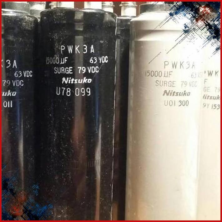 

Elko 15000uF/63-79v Nitsuka Japan (used)