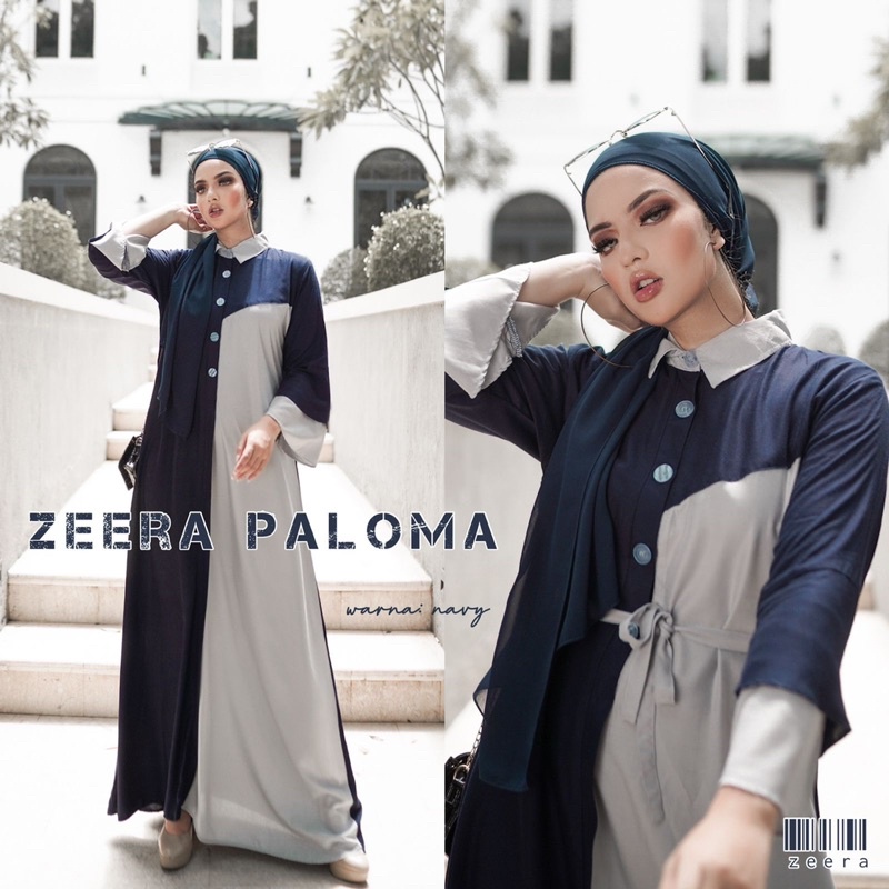 Daster Arab ZEERA PALOMA Dress Rayon Mewah kekinian