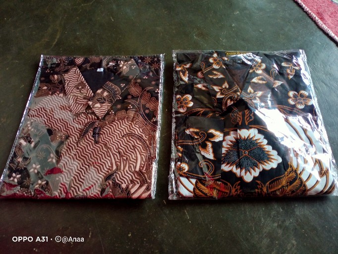 Dwi Pangga Asmara Kemeja Batik Pria Katun Sragenan Full Furing