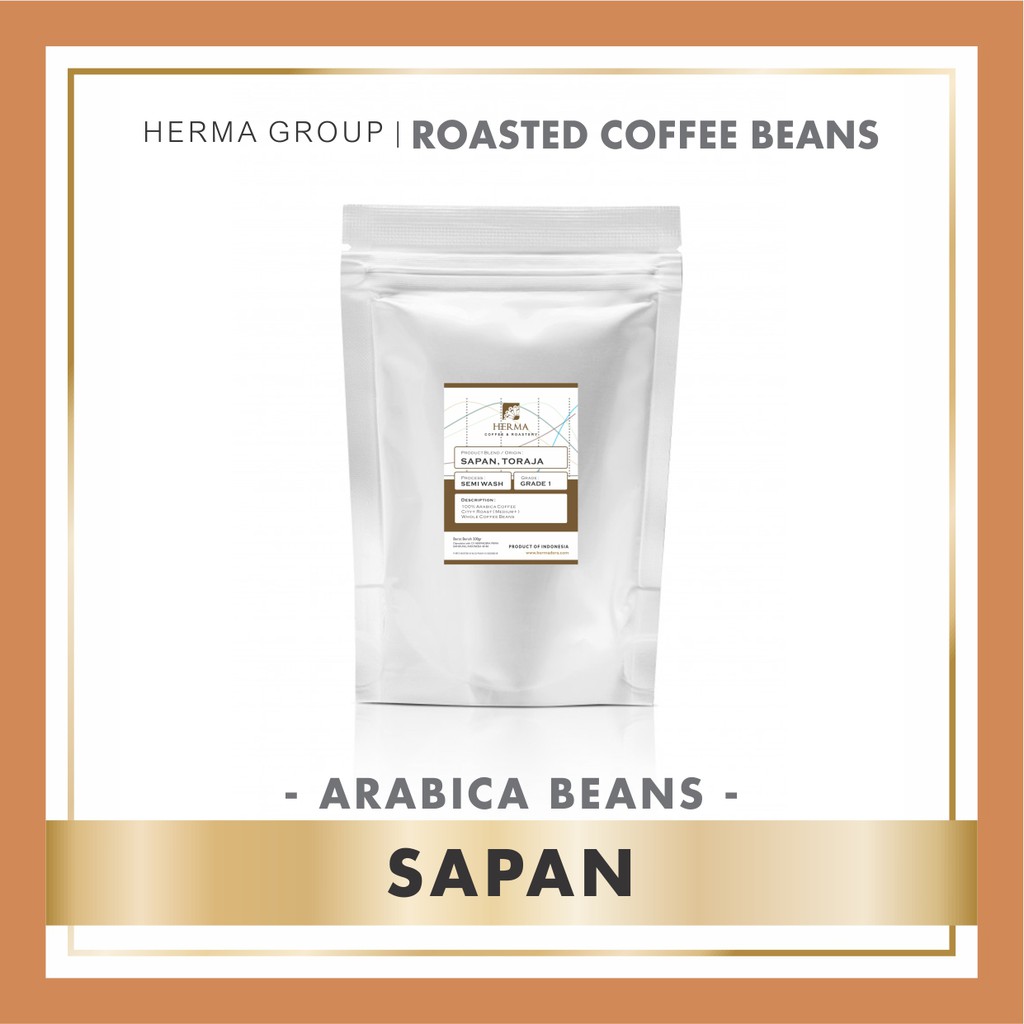 

Toraja Sapan Arabica Roasted Beans Coffee 500gr