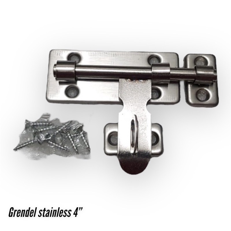 Grendel pintu slot stainless 4” Wanly