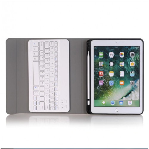 SK-1036E Ipad 9 / 9th 10.2 inch 2021 Wireless Bluetooth Sarung Keyboard Pen