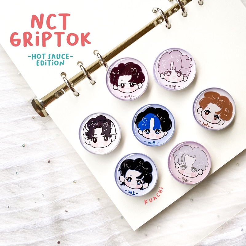 [READY] GRIPTOK / POP SOCKET NCT DREAM - HOT SAUCE  ver.