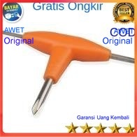 (Yunko) Obeng Kecil Set Murah Allen Key Obeng T L 3in1 Obeng Allen  Segitiga Kunci Obeng Mini Alat T