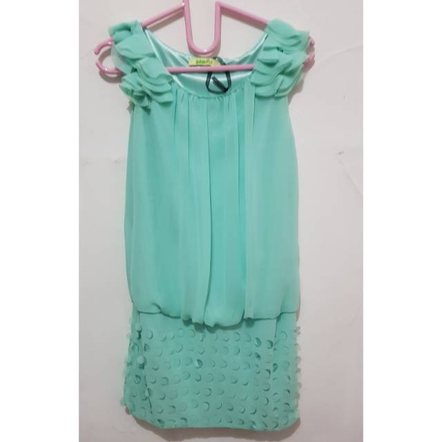 Dress hijau Mint Green