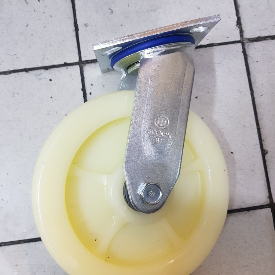 Roda Nylon 8 inch putar Shenpai / Roda nilon 8'' shenpai / roda caster 8 inch hidup putar