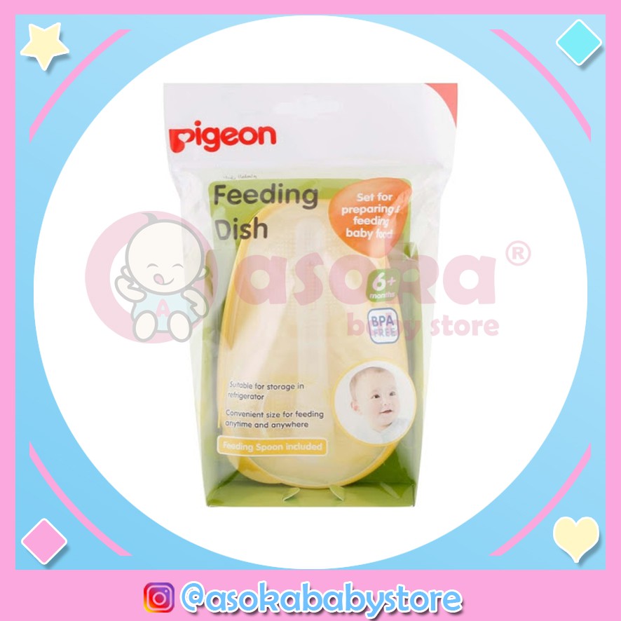 Pigeon Feeding Dish Mangkok Makan Bayi ASOKA