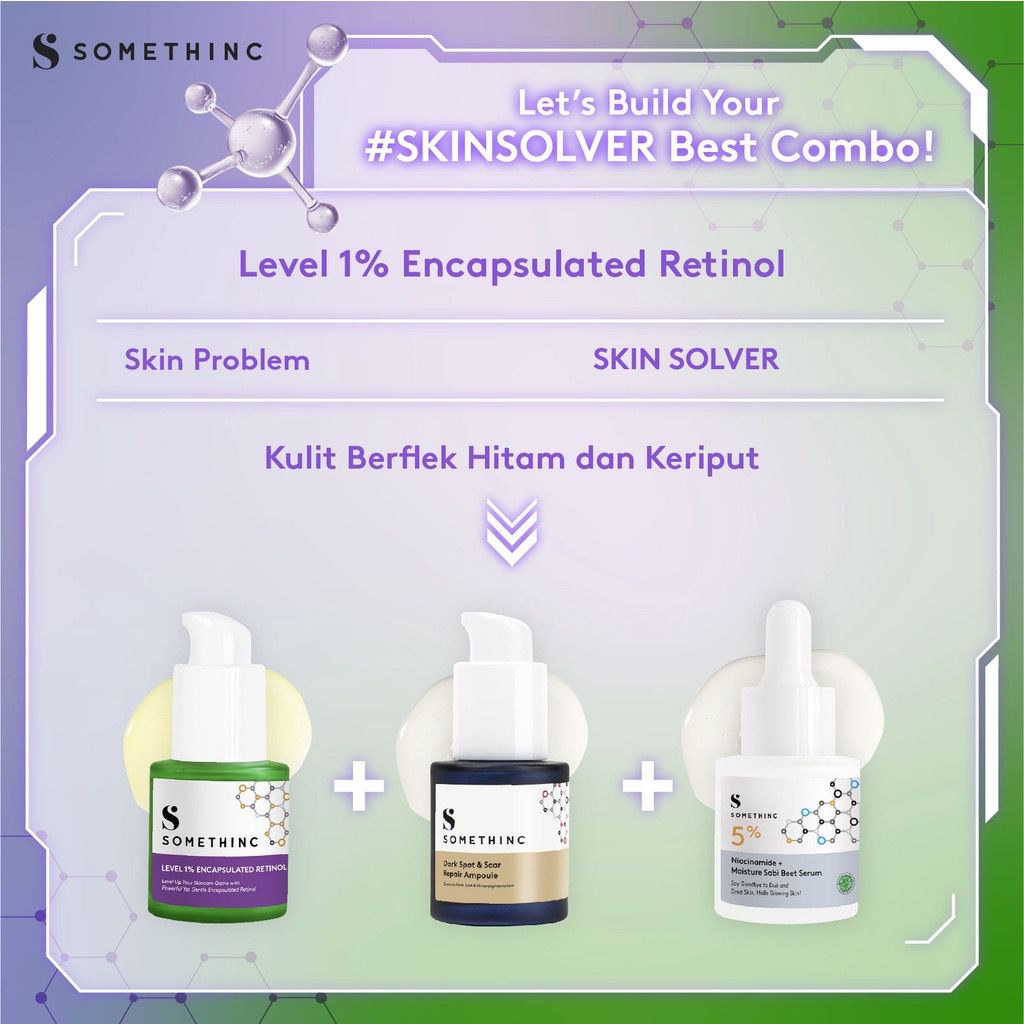 BPOM SOMETHINC Level 1% Encapsulated Retinol Serum Retinol Untuk Pemula &amp; Semua Jenis Kulit