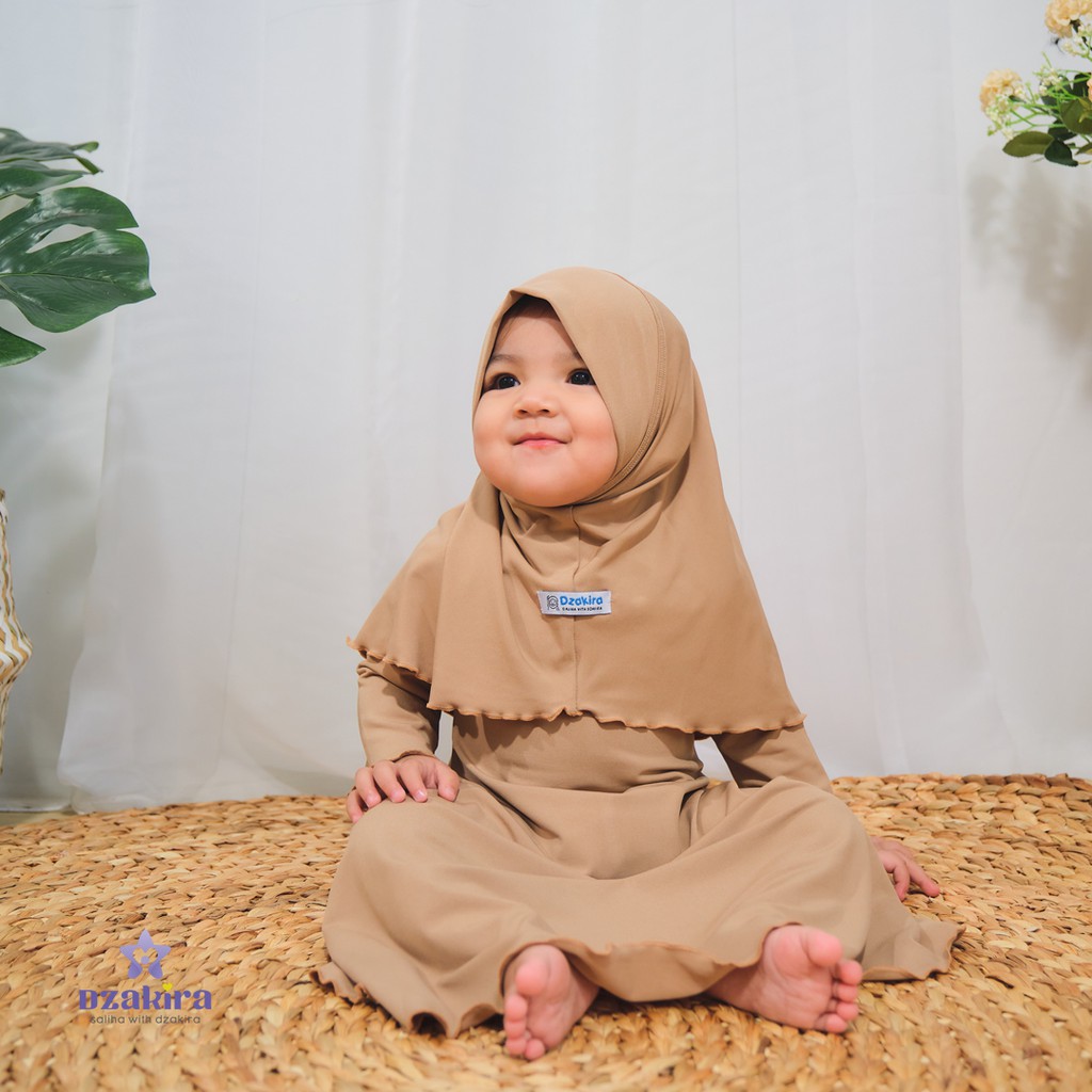 GAMIS BAYI KIA by DZAKIRA 0-2thn KHAKI MUDA