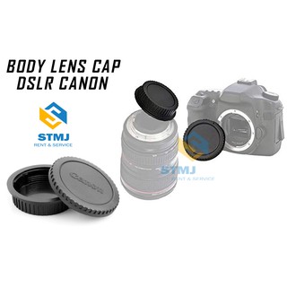 Tutup Lensa dan Tutup Body Rear Cap Canon DSLR