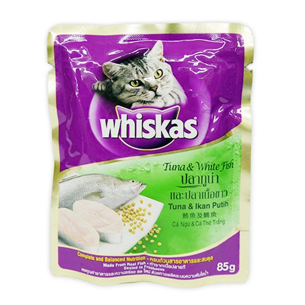 

WHISKAS POUCH TUNA W.FISH 0.085KG 112299