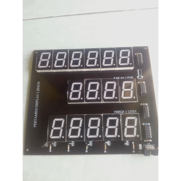 lampu display merah 1.2 pom mini pertamini