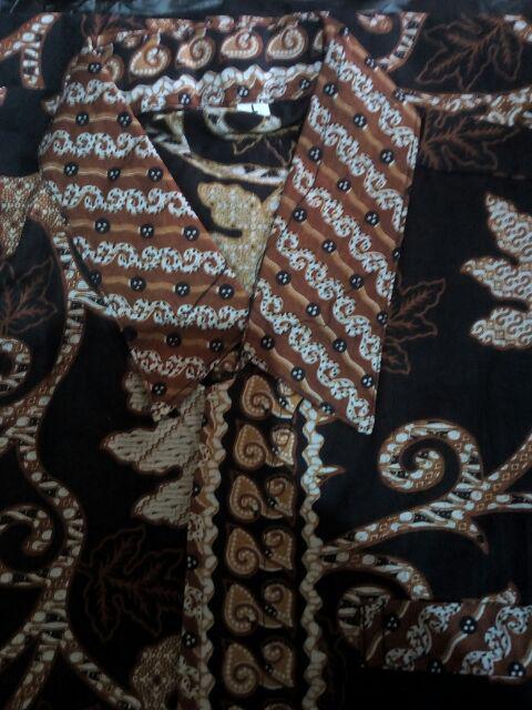 Bswart Batik Hrb026 Kenongo Hem Pendek Padi Pekalongan M L Xl Batik Pria Murah Modern Grosir Batik