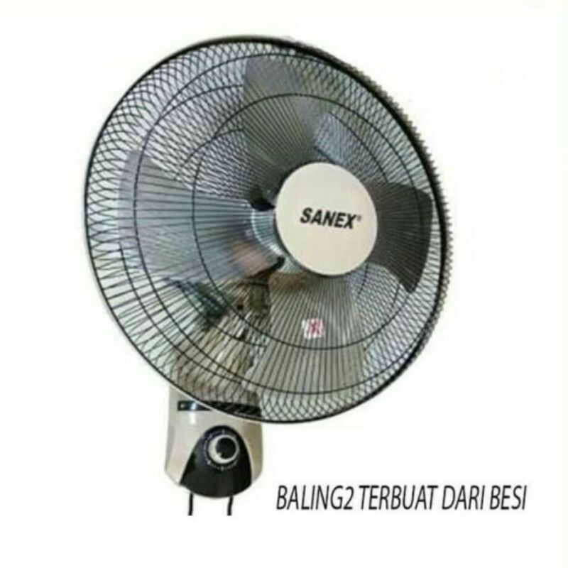 Sanex WF 1878 Kipas Angin Dinding / Tornado Besi / Wall Fan 18 Inch