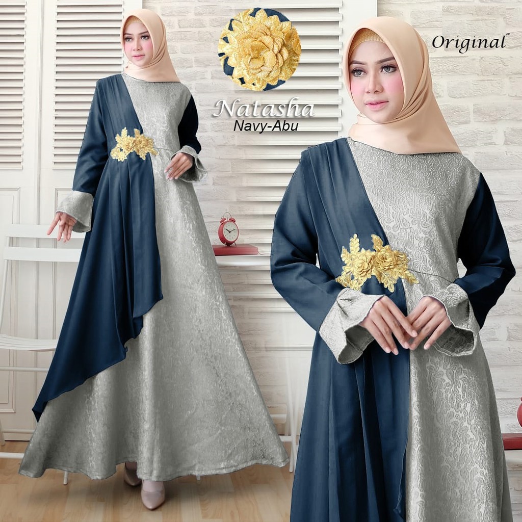 HOPYLOVY - Gamis Pesta Mewah Natasha