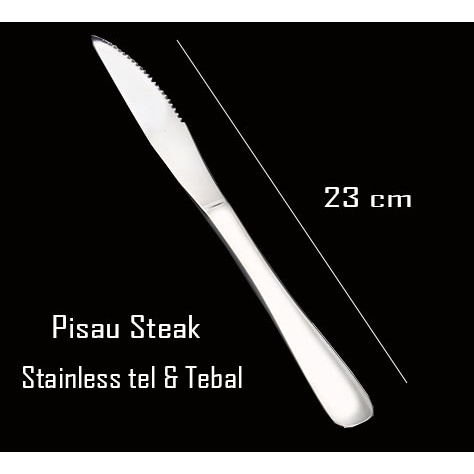 Pisau Stainless Knife Pisau,Sendok,Garpu Makan Steak Pisau Roti Pisau Hotel Tebal Anti Karat Alat Makan