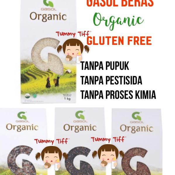 

POPULER!!!! GASOL Beras organik 1kg
